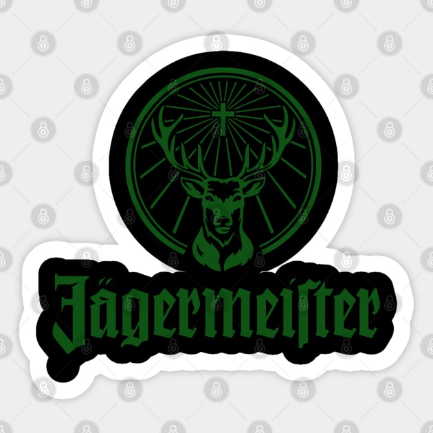 Jagermeister deer Sticker by Innboy